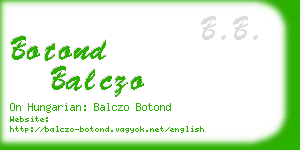 botond balczo business card